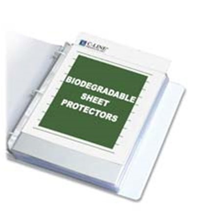 C-LINE PRODUCTS C-Line Products- Inc. CLI62617 Sheet Protectors- Top-load- 11in.x8-.50in.- Reduced Glare 62617